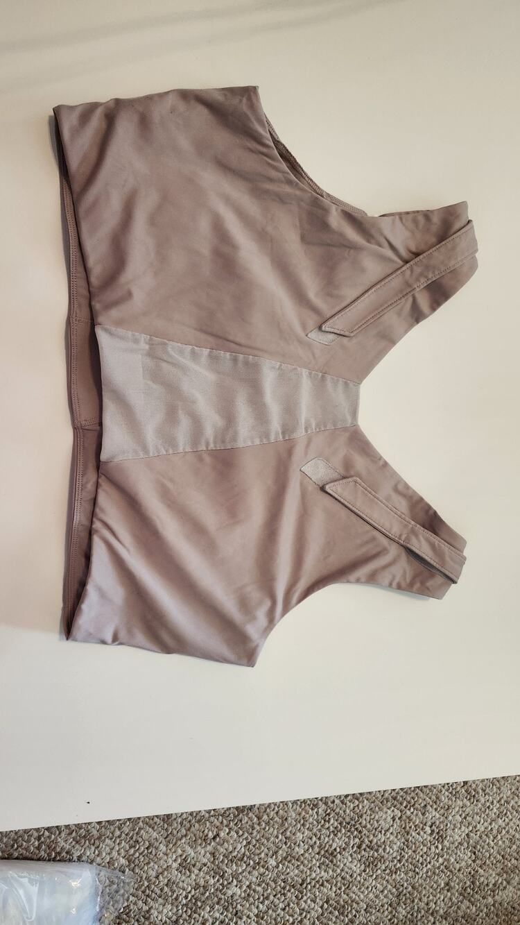 Kinflyte Posture Support Compression Vest Bra Cocoa Beige Womens Size 3XL #427